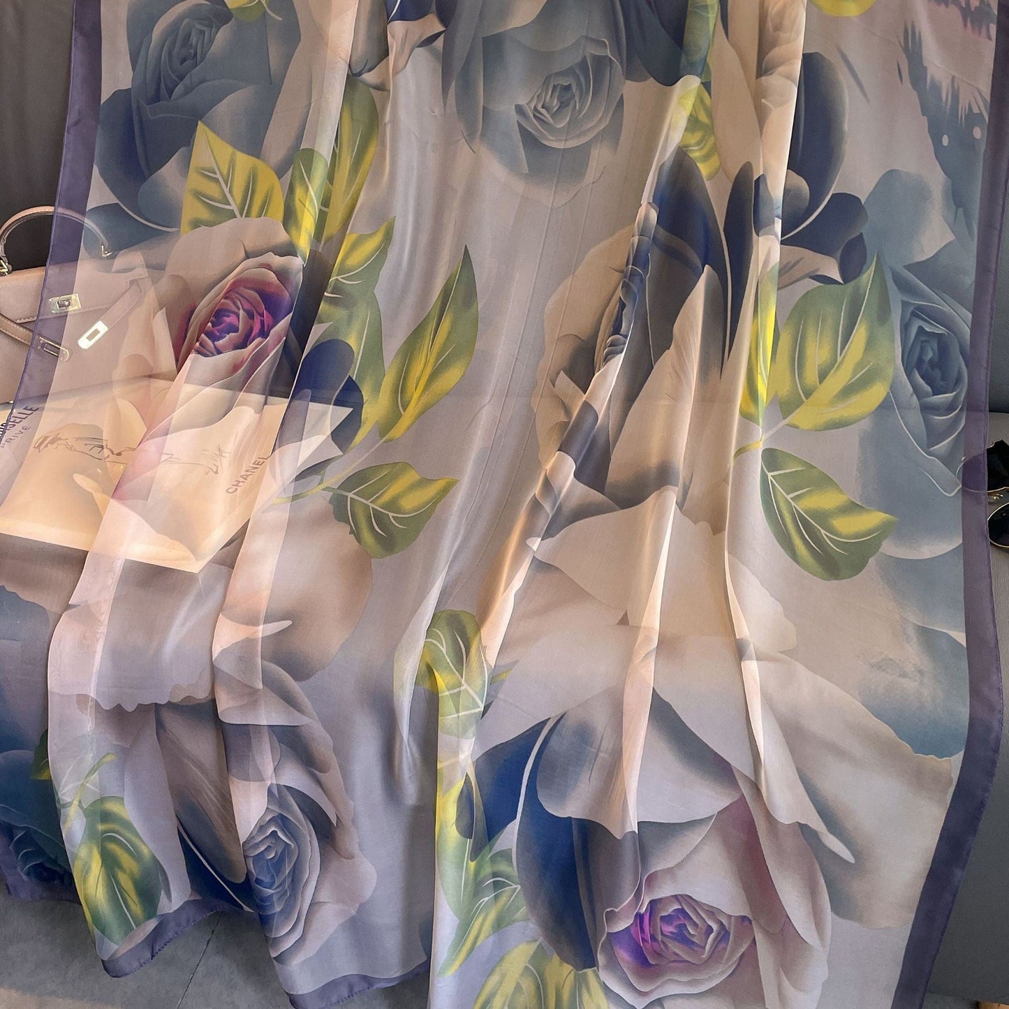 Celeste Luxury Silk-Feel Scarf
