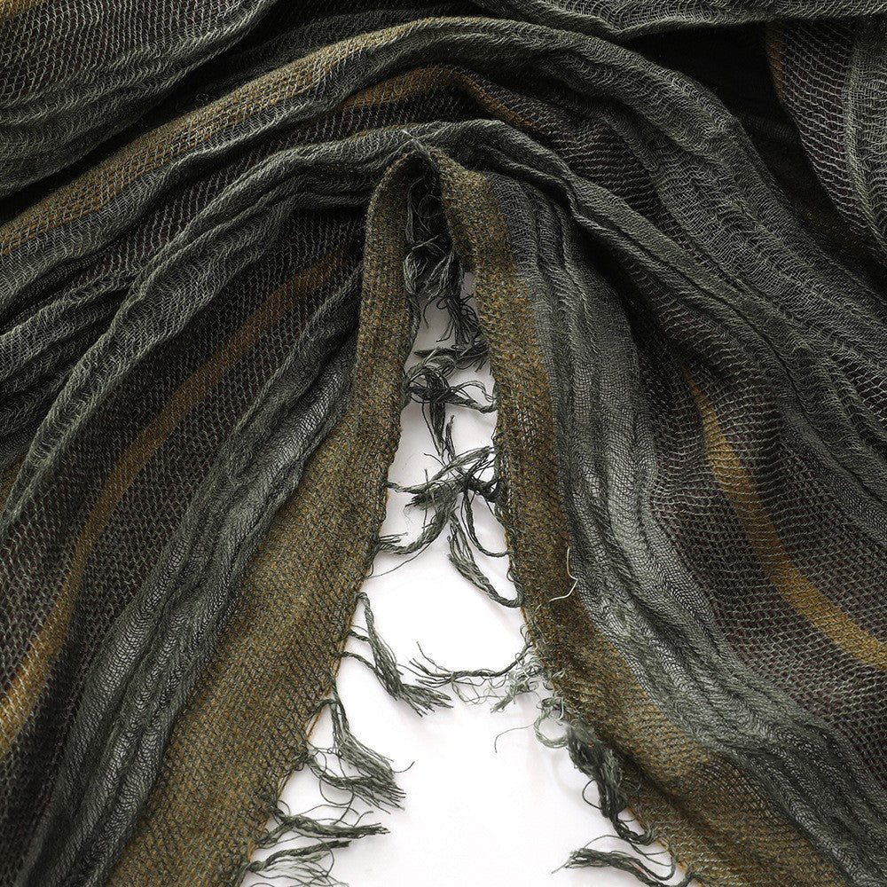 Calder Striped Linen Scarf