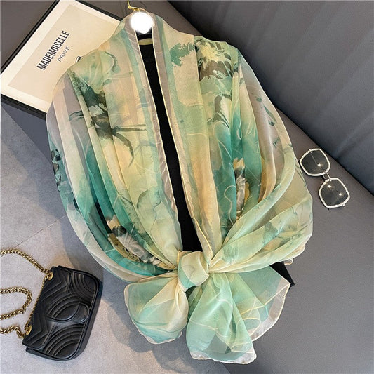 Celeste Luxury Silk-Feel Scarf
