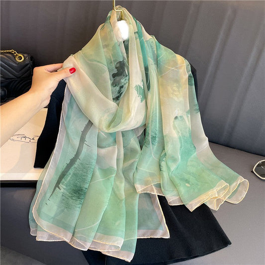 Celeste Luxury Silk-Feel Scarf