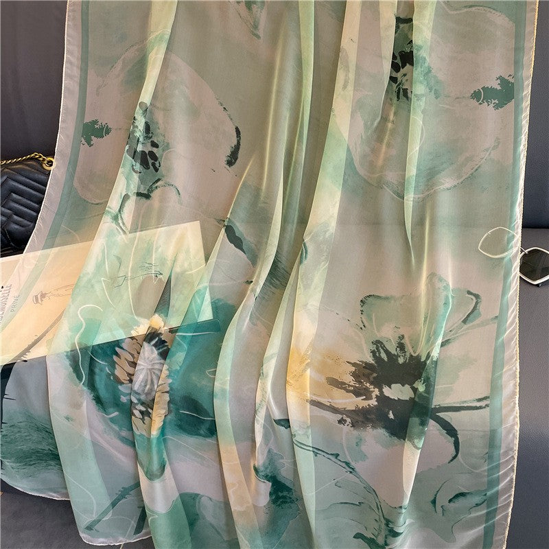 Celeste Luxury Silk-Feel Scarf