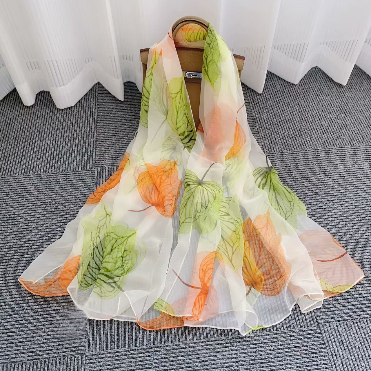 Celeste Luxury Silk-Feel Scarf