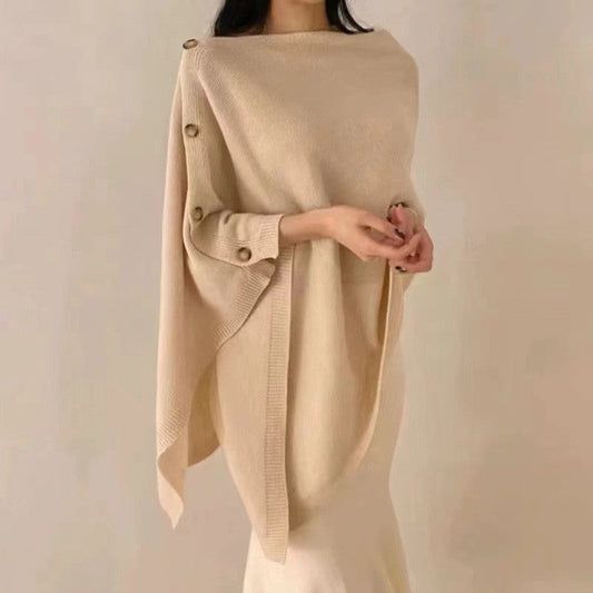 Celeste Wool Cape Scarf