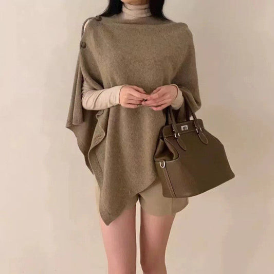 Celeste Wool Cape Scarf