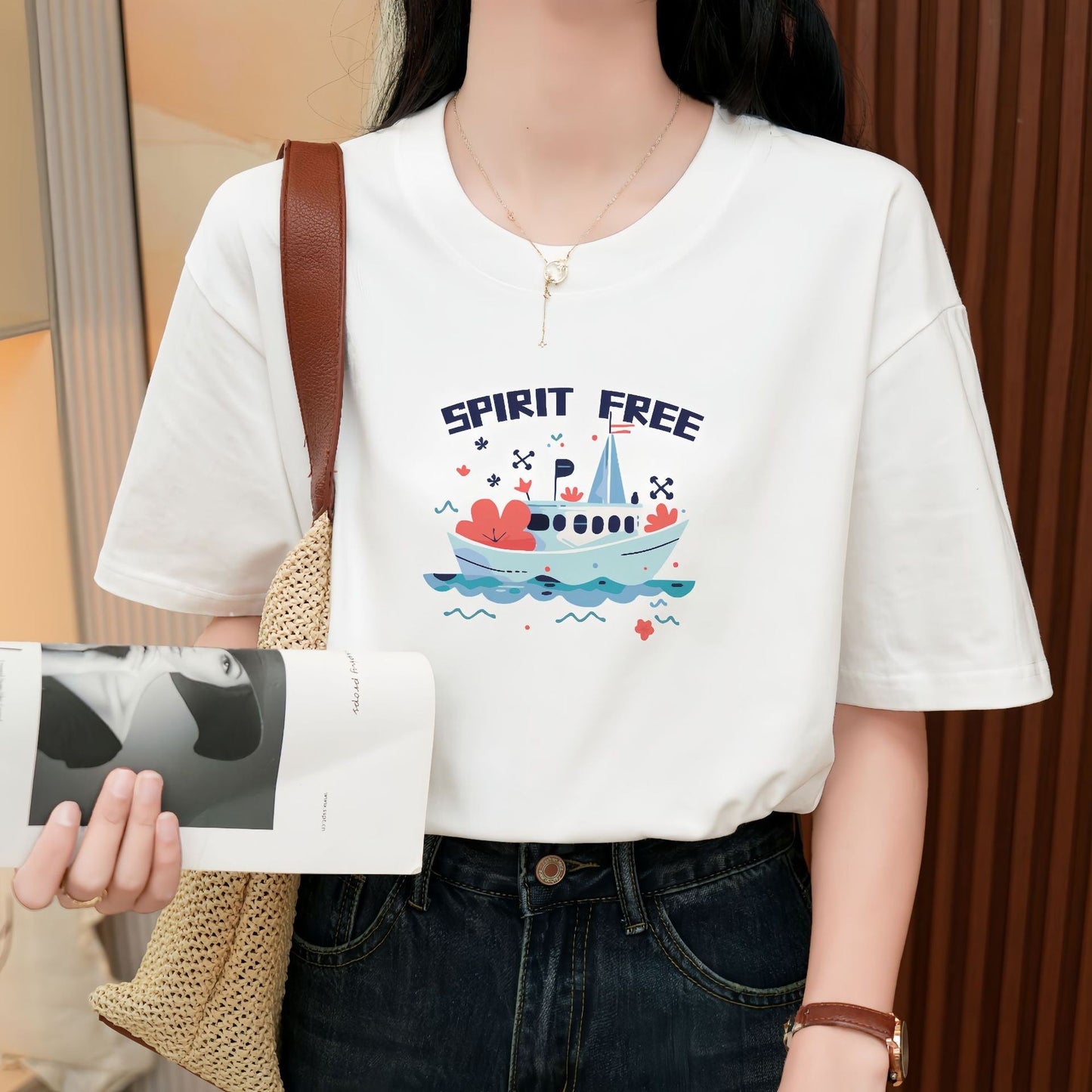 Momo Cotton Graphic Tee