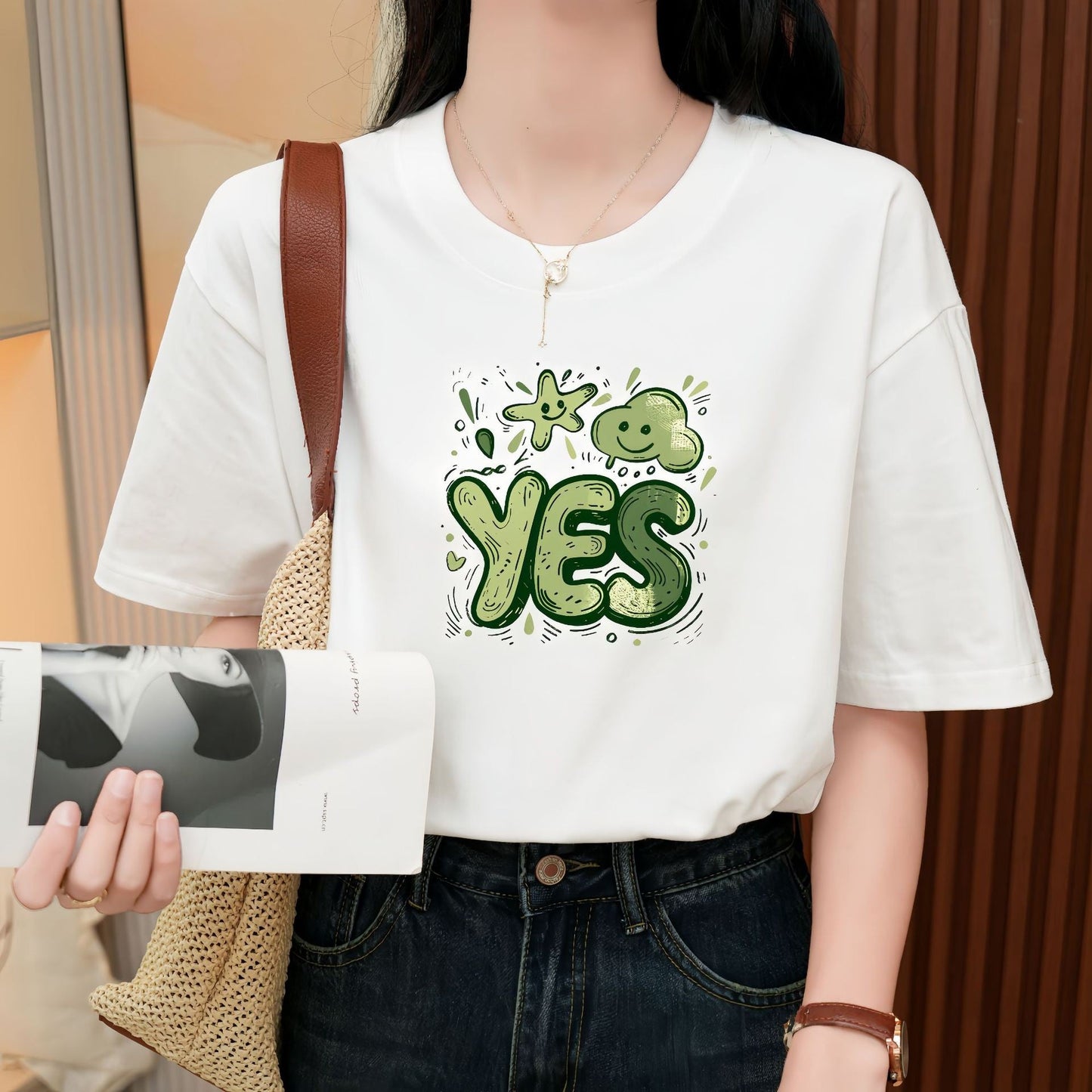 Momo Cotton Graphic Tee
