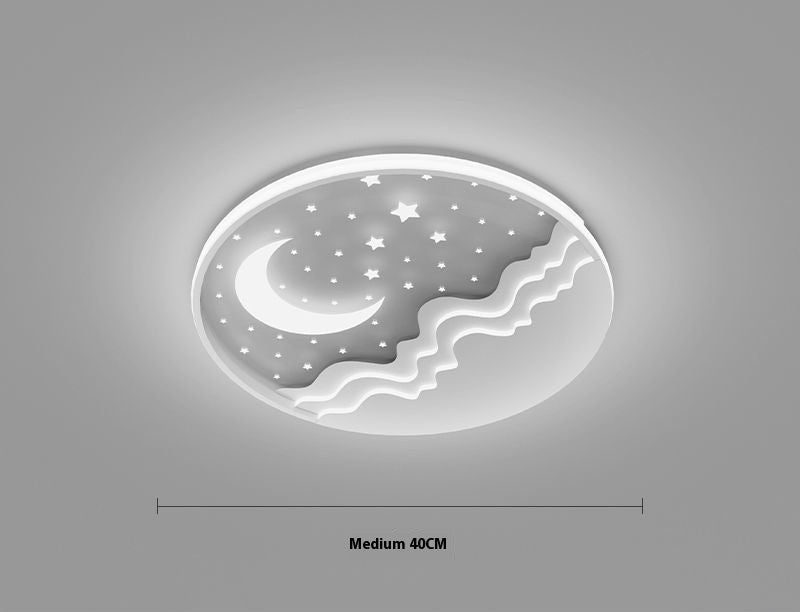 Moon & Star Romantic Ceiling Light