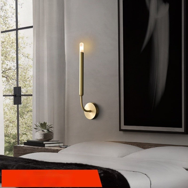 Nordic Retro Copper Wall Lamp