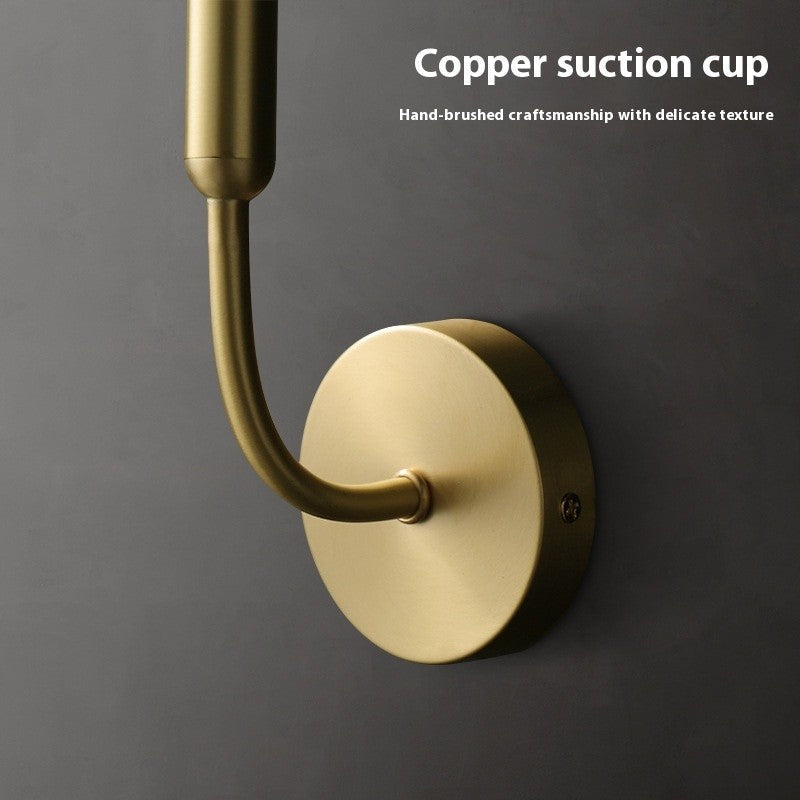 Nordic Retro Copper Wall Lamp