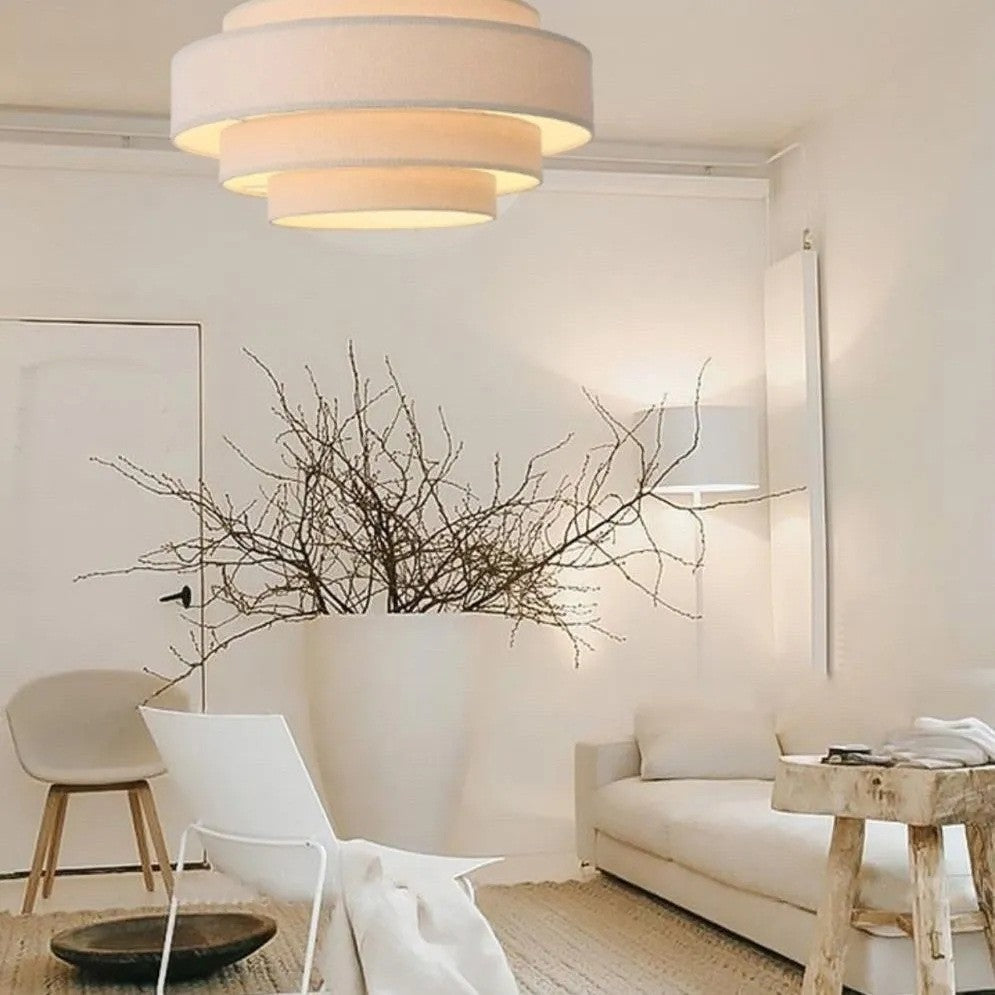 Southeast Asian Fabric Chandelier