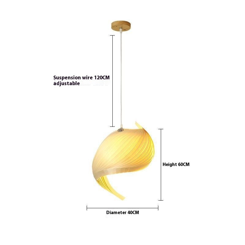 Wooden Woven Pendant Lamp